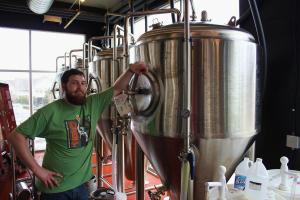 Head Brewer Daniel Pollard. Photo by Brent Zundel
