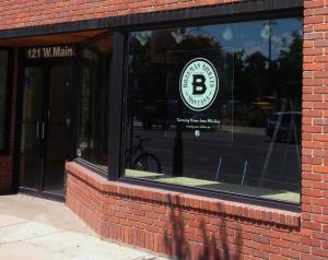 Bozeman Spirits Distillery storefront in historic downtown Bozeman. Photo courtesy Bozeman Spirits Distillery