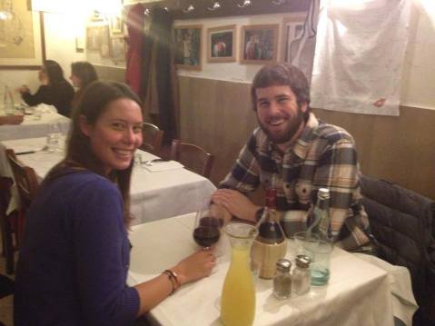 Our four-year anniversary dinner at Trattoria da Tito.