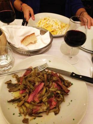 An excellent dinner.