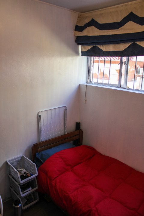 I know what you’re thinking: He nailed it with those bed sheets. Yes, yes, I did. My Chilean roommates joked that I would be too tall to fit in the bed (I’m not, but just barely).