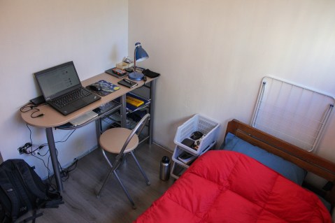 I bought a desk too.