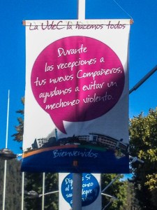 "During the receptions for your new classmates, help us to avoid a violent hazing."